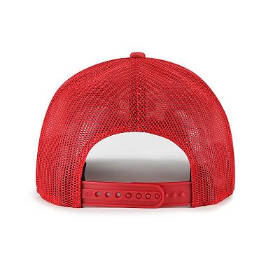Men's '47 Red Los Angeles Angels Fiji Trucker Adjustable Hat