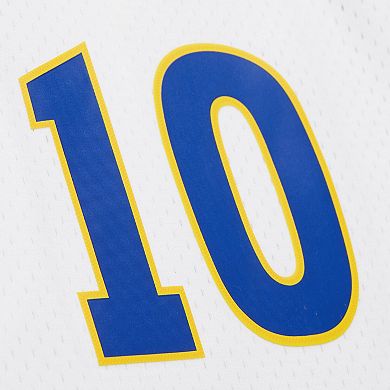 Men's Mitchell & Ness Tim Hardaway White Golden State Warriors Hardwood Classics 1990/91 Swingman Jersey