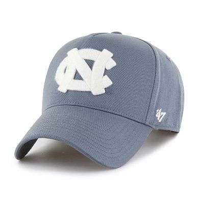 Men's '47 Gray North Carolina Tar Heels Foundation Offside Adjustable Hat
