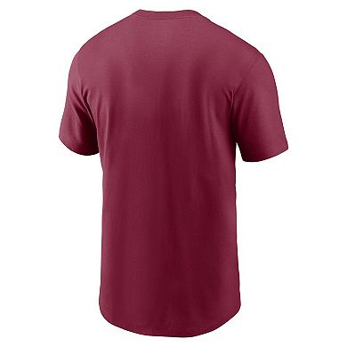 Men's Nike Garnet Florida State Seminoles Essential Baseball Arch T-Shirt
