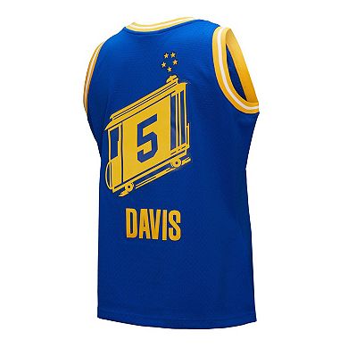 Men's Mitchell & Ness Baron Davis Royal Golden State Warriors Hardwood Classics 2004/05 Swingman Jersey