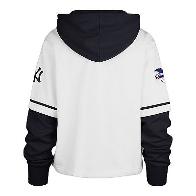 売れ筋商品|||４７ブランド カットソー トップス レディース Women's White New York Yankees Trifecta Shortstop Cropped Pullover Hoodie White 7613104_ALT3?wid=400&hei=400&