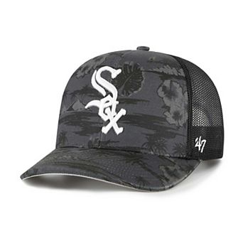 Men's '47 Black Chicago White Sox Fiji Trucker Adjustable Hat