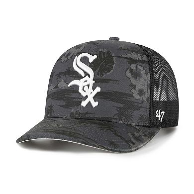 Men's '47 Black Chicago White Sox Fiji Trucker Adjustable Hat