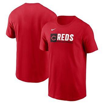 Men's Nike Red Cincinnati Reds Team Block T-Shirt