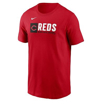 Men's Nike Red Cincinnati Reds Team Block T-Shirt