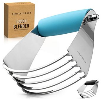 Zulay Kitchen Pastry Dough Cutter with Comfortable Grip Handle