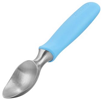 Zulay Kitchen Heavy Duty Stainless Steel Ice Cream Scooper with Non-slip Rubber Grip