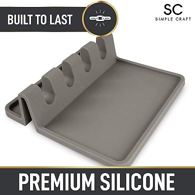 Zulay Kitchen Silicone Spoon Rest