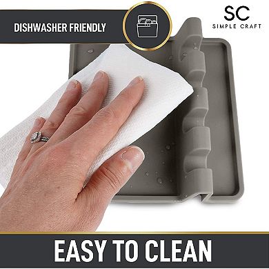 Zulay Kitchen Silicone Spoon Rest