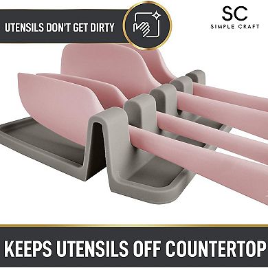 Zulay Kitchen Silicone Spoon Rest