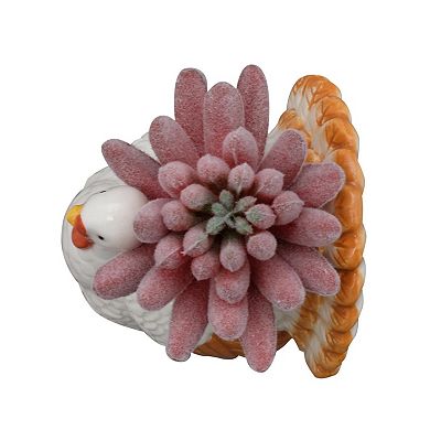 Celebrate Together Fall Turkey Artificial Succulent Table Decor