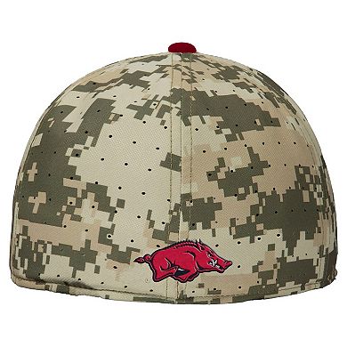Men's Nike Digital Camo Arkansas Razorbacks On-Field Baseball Performance Fitted Hat