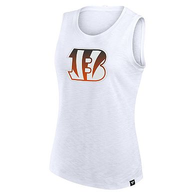 Women's Fanatics White Cincinnati Bengals Slub Tank Top