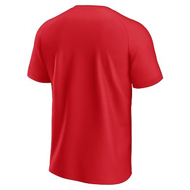 Men's Fanatics Red St. Louis Cardinals Raglan T-Shirt