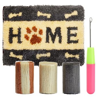 Dog Latch Rug Hooking Kits For Adults Kids Beginners, Diy Crafts, 20x15”