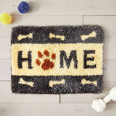 Dog Latch Rug Hooking Kits For Adults Kids Beginners, Diy Crafts, 20x15”