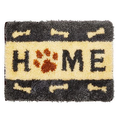 Dog Latch Rug Hooking Kits For Adults Kids Beginners, Diy Crafts, 20x15”