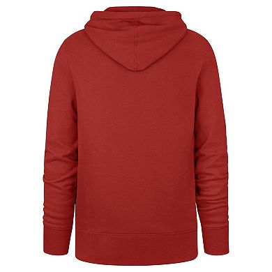 Men's '47 Red Cincinnati Reds Velocity Headline Pullover Hoodie