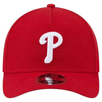 Men's New Era Red Philadelphia Phillies 9FORTY M-Crown Adjustable Hat