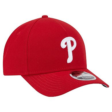 Men's New Era Red Philadelphia Phillies 9FORTY M-Crown Adjustable Hat