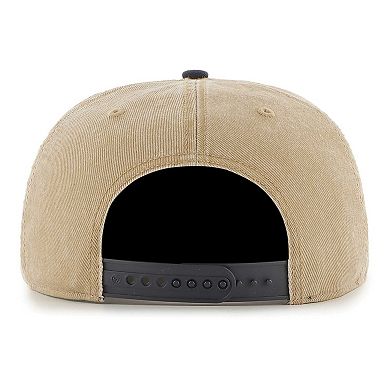 Men's '47 Khaki/Navy Memphis Grizzlies Chilmark Captain Snapback Hat