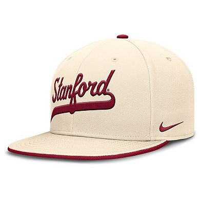 Men's Nike Natural Stanford Cardinal Primetime True Performance Fitted Hat