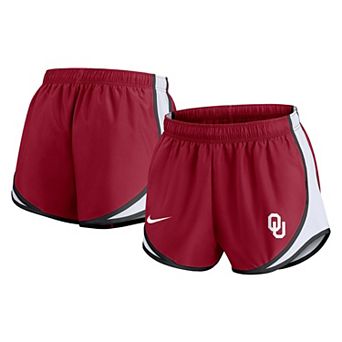 Women's Nike Crimson Oklahoma Sooners Spring Break Tempo Dri-FIT Shorts