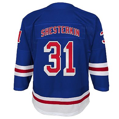 Youth Igor Shesterkin Blue New York Rangers Home Premier Player Jersey