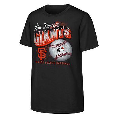 Youth Black San Francisco Giants Outta Here T-Shirt