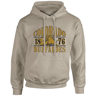 Men's Tan Colorado Buffaloes Upper Arch Letters Pullover Hoodie