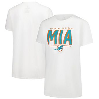 Women's Fanatics White Miami Dolphins Cheerleader T-Shirt