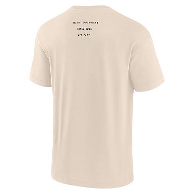 Men's Fanatics Cream Miami Dolphins Elements Weathered Tonal Future Ground T-Shirt