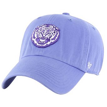 Men's '47 Light Purple LSU Tigers Clean Up Adjustable Hat