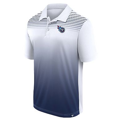 Men's White/Navy Tennessee Titans Sandlot Game Polo