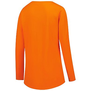 Women's Fanatics Orange New York Mets Team Long Sleeve T-Shirt