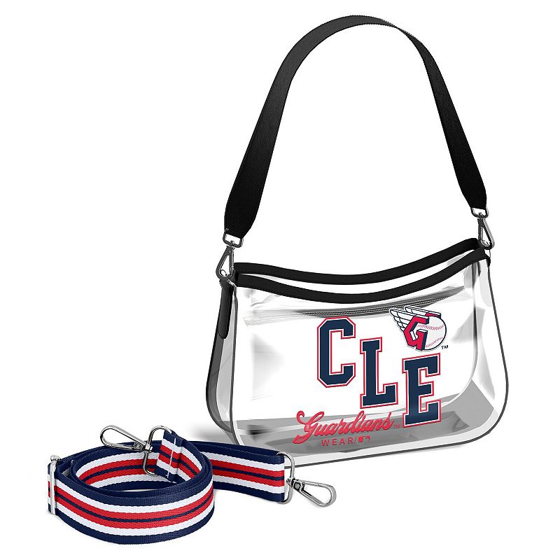 WEAR by Erin Andrews Cleveland Guardians Clear Stadium Mini Purse, Grd Team