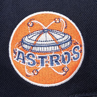 Men's Mitchell & Ness Navy Houston Astros Double Up Snapback Hat