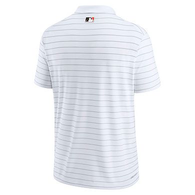 Men's Nike White San Francisco Giants Striped Polo