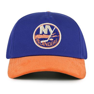 Men's American Needle Royal/Orange New York Islanders Burnett Adjustable Hat
