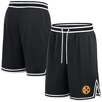 Men's Fanatics Black Pittsburgh Steelers Elements Future Ground Shorts