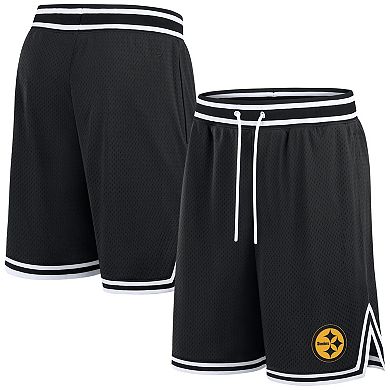 Men's Fanatics Black Pittsburgh Steelers Elements Future Ground Shorts