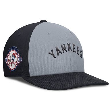 Men's Nike Gray/Navy New York Yankees Pro Performance Snapback Hat