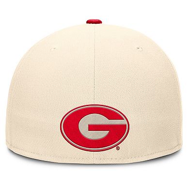 Men's Nike Natural Georgia Bulldogs 2026 Primetime Natural True Fitted Hat