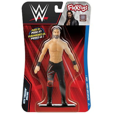 FleXfigs: Seth Rollins & Roman Reigns 2 Character Pack WWE Superstars Articulated Action Figures