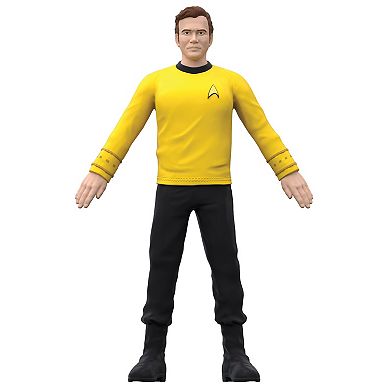 FleXfigs: Captain Kirk & Captain Picard 2 Character Pack Articulated Action Figures
