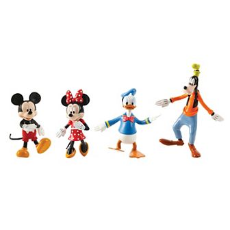 FleXfigs: Mickey Mouse 4 Character Pack Disney Articulated Action Figures