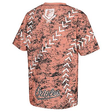 Youth Orange Baltimore Orioles Slide Score Bold T-Shirt