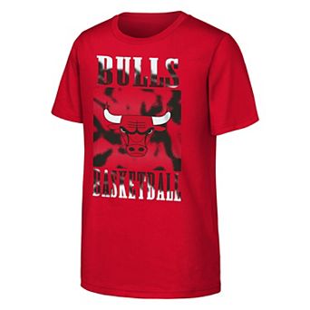 Youth Red Chicago Bulls Garage Hero T-Shirt
