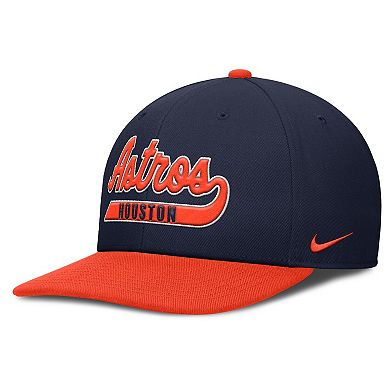 Men's Nike Navy/Orange Houston Astros Pro Performance Snapback Hat